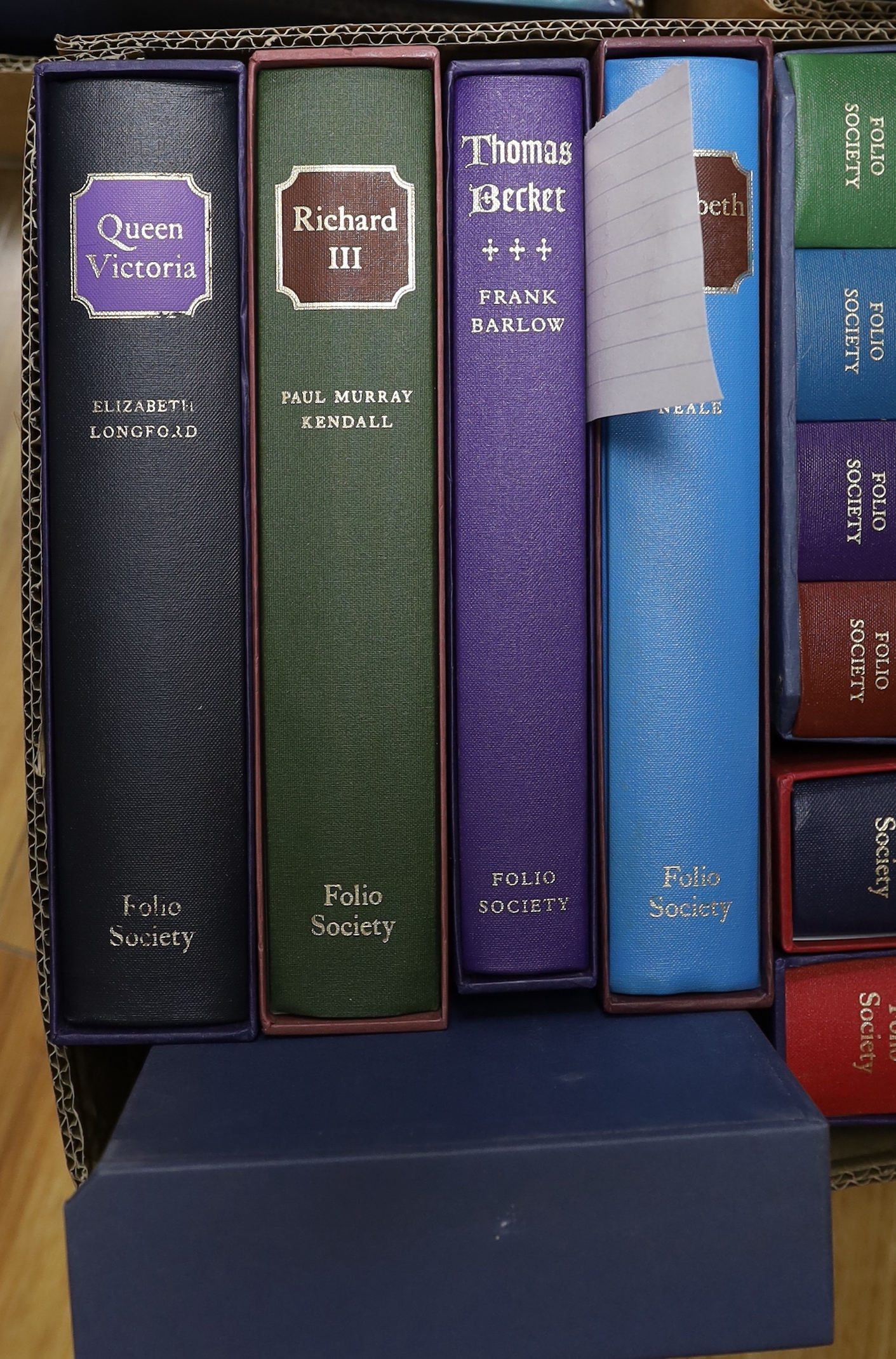 Folio Society - A miscellany of British History, includes The Cambridge Cultural History of Britain - 9 vols (boxed), many illus., gilt cloth, 1995; Rowse's England of Elizabeth. 4 vols. (boxed). num. illus., gilt cloth,